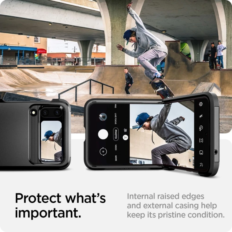 Θήκη Spigen SGP TOUGH ARMOR για SAMSUNG GALAXY Z FLIP 4 2022 - ΜΑΥΡΟ - ACS05111