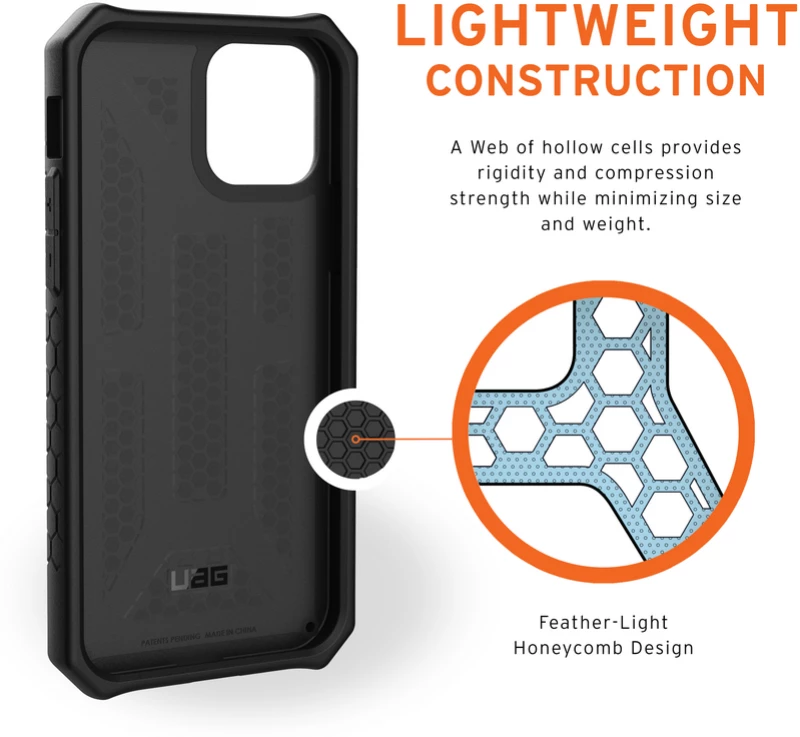 Θήκη UAG MONARCH για Apple iPhone 14 PRO 6.1 2022 - FEATHER ΜΑΥΡΟ - 114034114040