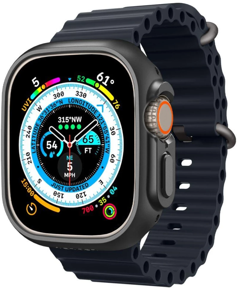Θήκη Spigen SGP Thin Fit για Apple Watch Ultra 49mm - ΜΑΥΡΟ - ACS05458