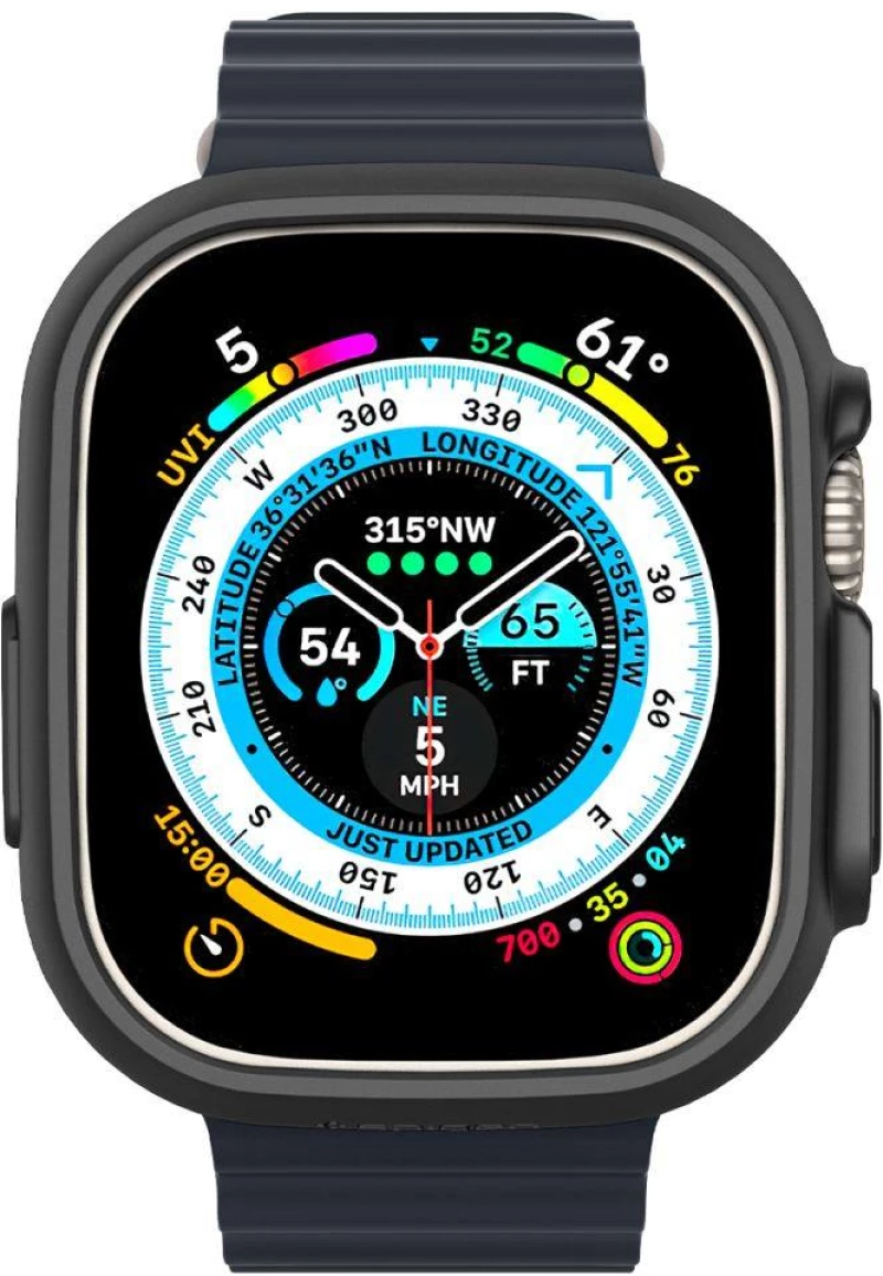 Θήκη Spigen SGP Thin Fit για Apple Watch Ultra 49mm - ΜΑΥΡΟ - ACS05458