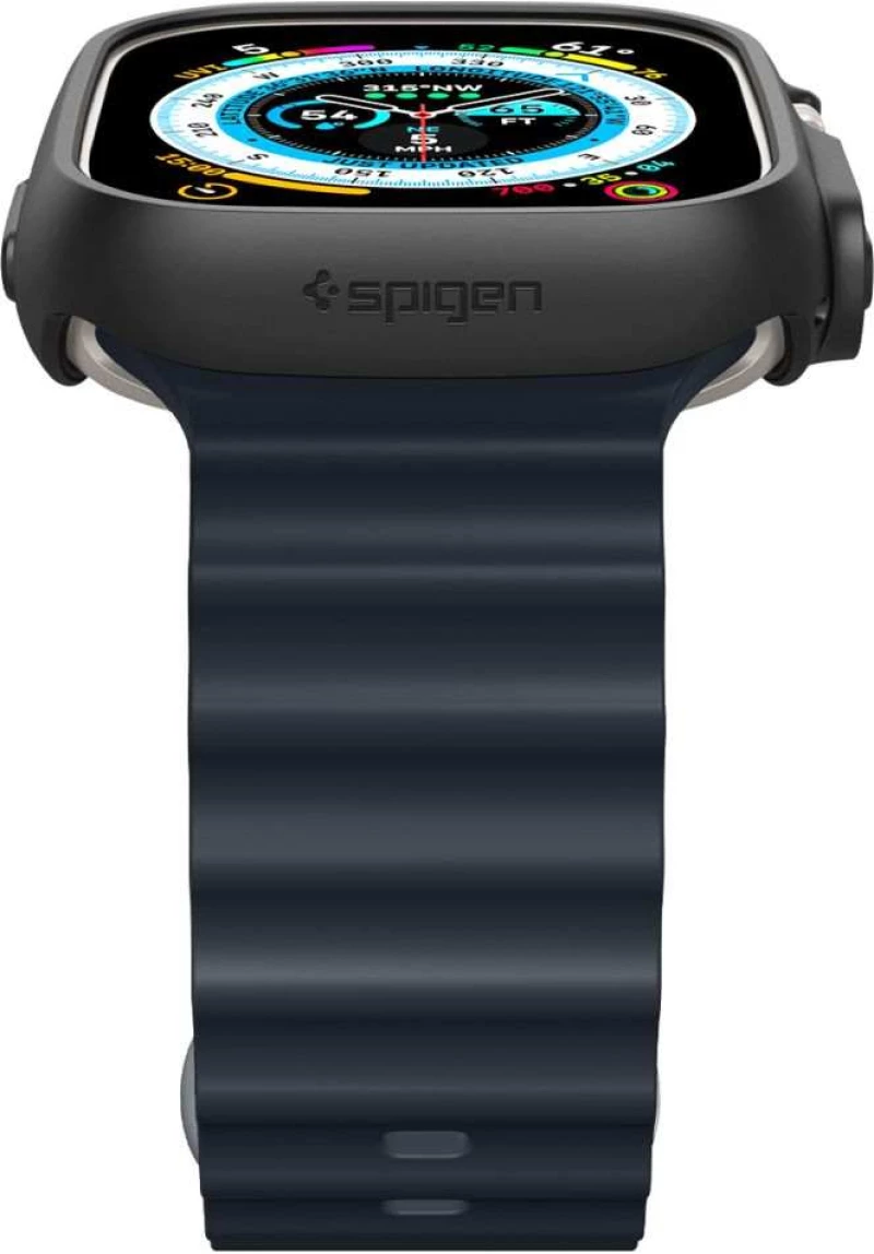 Θήκη Spigen SGP Thin Fit για Apple Watch Ultra 49mm - ΜΑΥΡΟ - ACS05458