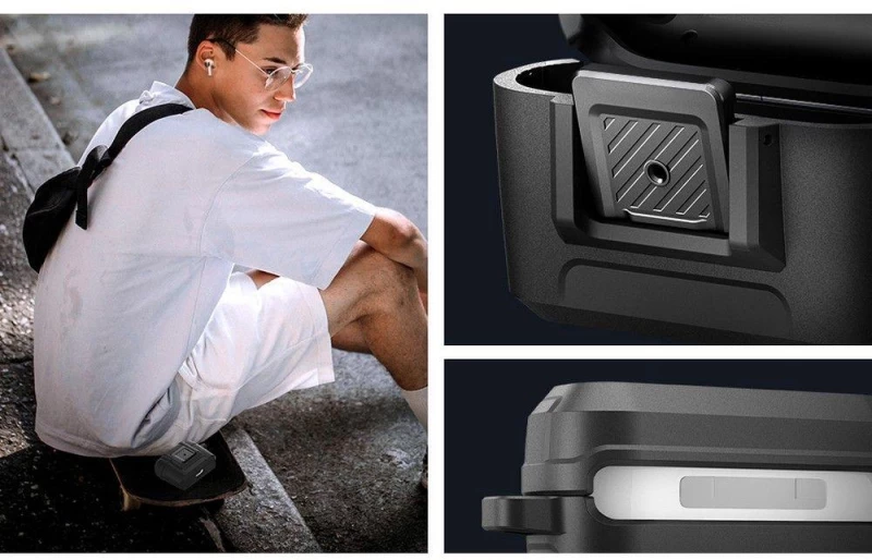 Θήκη Spigen SGP LOCK FIT για Apple AirPods PRO 1, 2 - ΜΑΥΡΟ - ACS05485