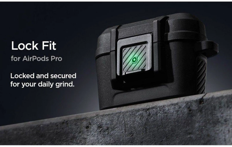Θήκη Spigen SGP LOCK FIT για Apple AirPods PRO 1, 2 - ΜΑΥΡΟ - ACS05485