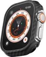 Θήκη Pitaka Air για Apple Watch ULTRA 49mm - ΜΑΥΡΟ coarse grained - KW3001A