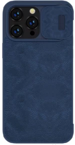 Θήκη NILLKIN Qin Pro Δερμάτινο WALLET FOLIO Pro CAMSHIELD για Apple iPhone 14 Pro Max 6.7 2022 - ΜΠΛΕ