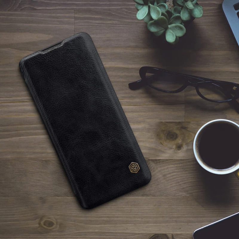 Θήκη NILLKIN Qin Pro Δερμάτινο WALLET FOLIO Pro CAMSHIELD για Apple iPhone 14 Pro Max 6.7 2022 - ΜΠΛΕ