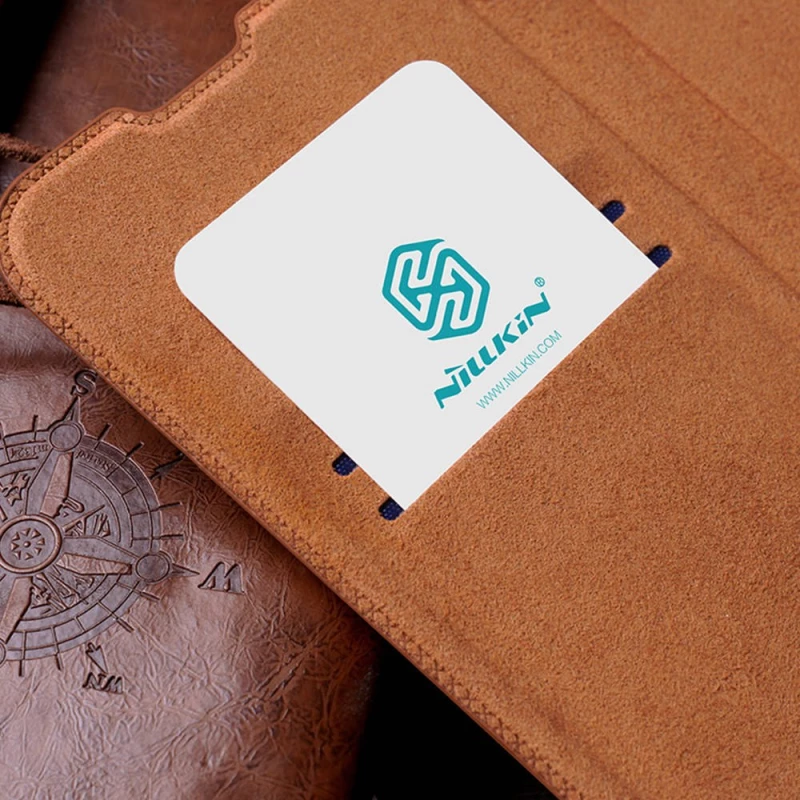 Θήκη NILLKIN Qin Pro Δερμάτινο WALLET FOLIO Pro CAMSHIELD για Apple iPhone 14 Pro Max 6.7 2022 - ΜΠΛΕ