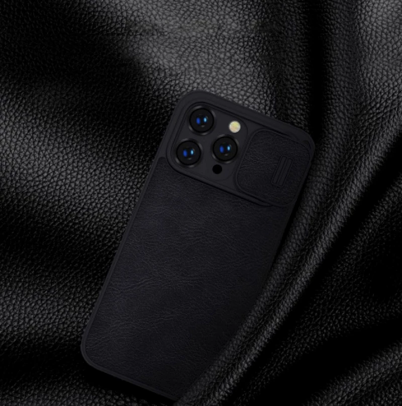 Θήκη NILLKIN Qin Pro Δερμάτινο WALLET FOLIO Pro CAMSHIELD για Apple iPhone 14 Pro Max 6.7 2022 - ΜΠΛΕ