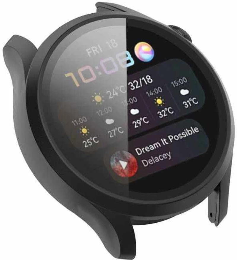 Θήκη ERBORD DEFENSE Frame για Huawei Watch GT 3 46mm - ΜΑΥΡΟ