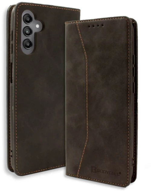 Θήκη TECH PROTECT Bodycell δερμάτινο WALLET FOLIO Pu Leather για SAMSUNG GALAXY A14 4G/5G - ΜΑΥΡΟ