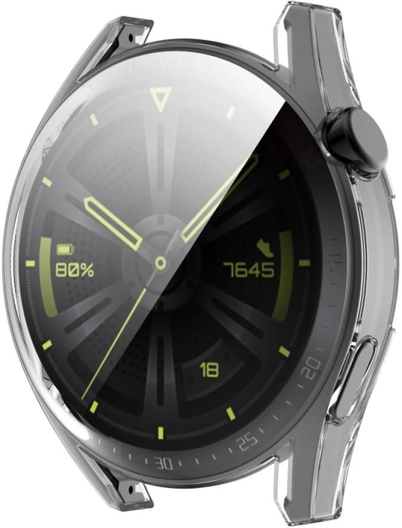 Θήκη ERBORD DEFENSE Frame για Huawei Watch GT 3 PRO 46mm - ΔΙΑΦΑΝΟ