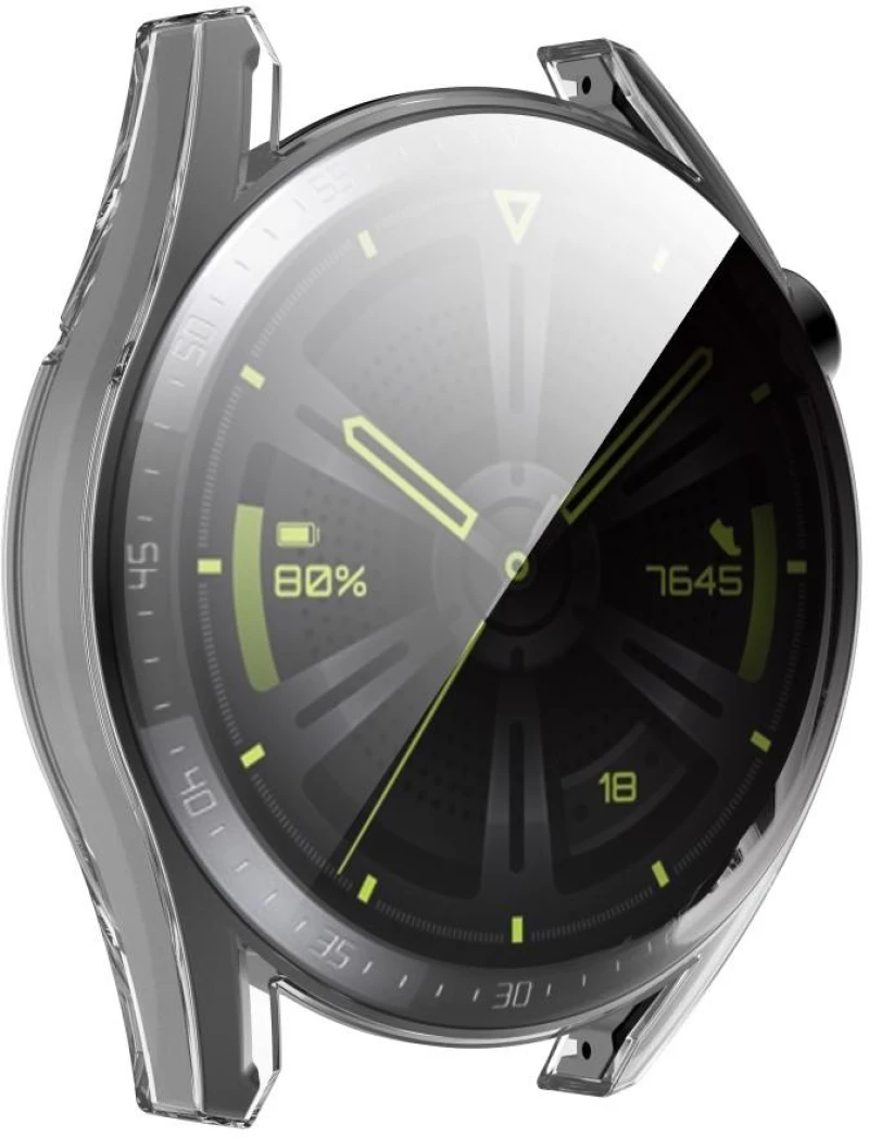 Θήκη ERBORD DEFENSE Frame για Huawei Watch GT 3 PRO 46mm - ΔΙΑΦΑΝΟ