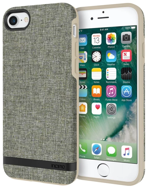 Θήκη Incipio Esquire Carnaby για Apple iPhone 7 - ΧΑΚΙ - IPH-1485-CKH