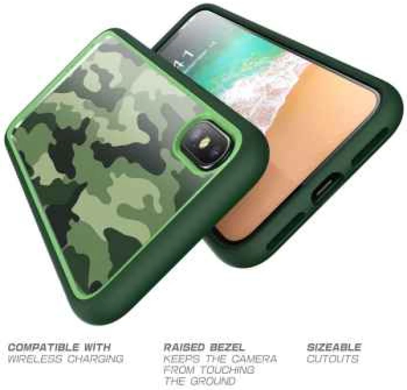 Θήκη SUPCASE UNICORN BEETLE Style για Apple IPHONE X, XS - Camo ΠΡΑΣΙΝΟ