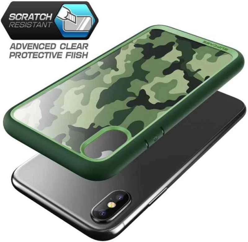 Θήκη SUPCASE UNICORN BEETLE Style για Apple IPHONE X, XS - Camo ΠΡΑΣΙΝΟ