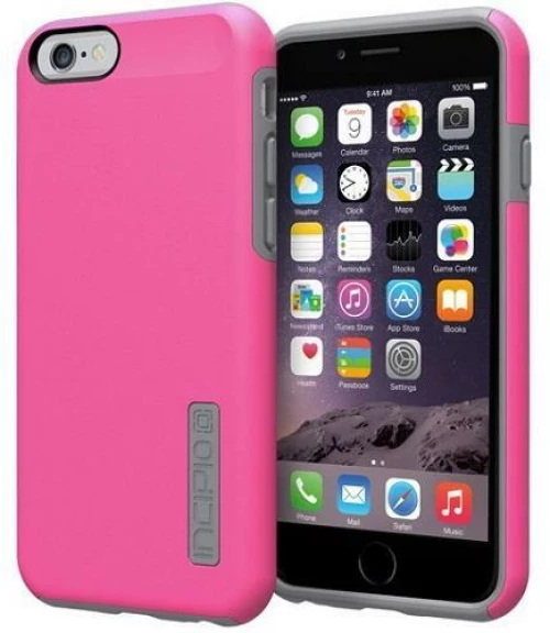 Θήκη Incipio DualPro για Apple iPhone 6, 6S - ΜΩΒ - IPH-1179-PNKGRY