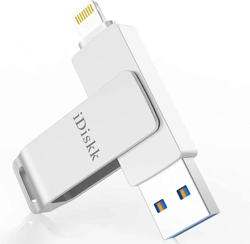 iDisk 2-in-1 Storage 256GB Go για συσκευές Apple iOS MFi Certified - ΑΣΗΜΙ - iDiskk-U006-256G