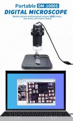 SUNSHINE ψηφιακό μικροσκόπιο DM-1000S  50x-1000x  USB  LED