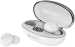 CELEBRAT earphones με θήκη φόρτισης TWS-W32  True Wireless  λευκά
