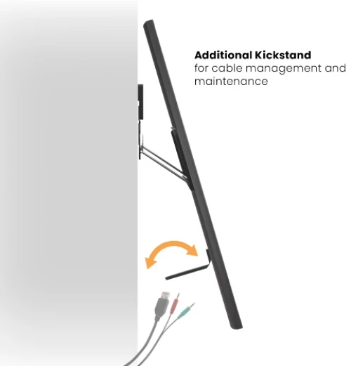 BRATECK επιτοίχια βάση LED-1944 για οθόνη 32"-65"  75kg