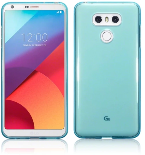 Terrapin Ημιδιάφανη Θήκη Σιλικόνης LG G6 - Blue
