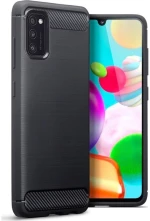 Vivid Carbon Case Samsung Galaxy A41 - Black (VICARB120BK)