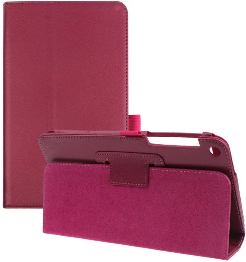 Asus Fonepad 8 FE380CXG - Δερμάτινη Stand Θήκη με Stand Αναδιπλούμενη Φούξια(ΟΕΜ)