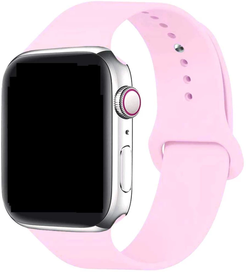 Ανταλλακτικό λουράκι Silicone Band for Apple Watch 38/40mm (Pink )