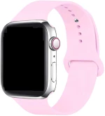 Ανταλλακτικό λουράκι Silicone Band for Apple Watch 38/40mm (Pink )
