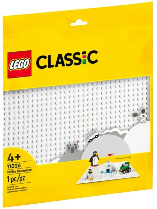 LEGO®Classic White Baseplate για 4+ ετών (11026)