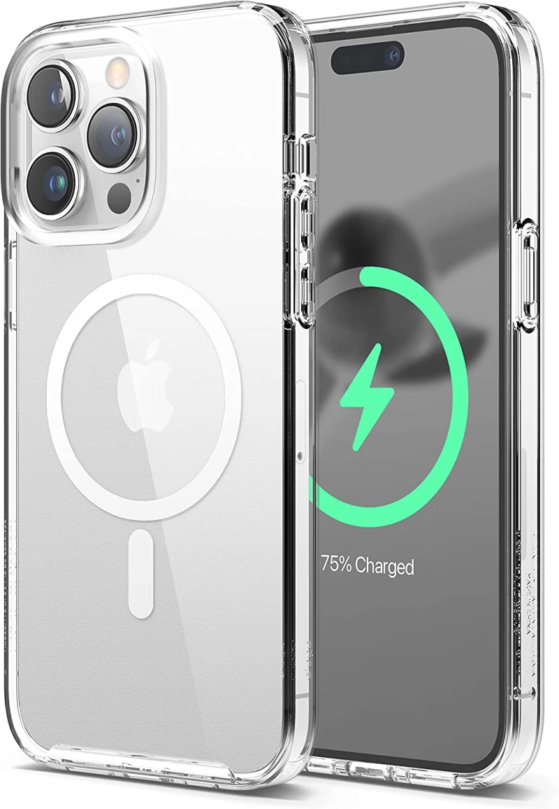 Cookover Θήκη Σιλικόνης Magsafe για Apple (iPhone 14 Pro Max) διάφανη (34836)