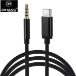 QIHANG QH-M28 USB 2.0 Cable USB-C male - 3.5mm male Ασημί 1m