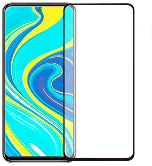 Xiaomi Redmi Note 9 Pro/Redmi Note 9 Pro Max/Redmi Note 9S - Full Face Tempered Glass Black (Με πλήρη εφαρμογή σε όλα τα σημεία και όχι μόνο στις άκρες.)
