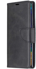 Samsung Galaxy M31s- Δερμάτινη Αναδιπλούμενη Book Case με Ενσωματωμένη Θήκη Σιλικόνης – Black(oem)