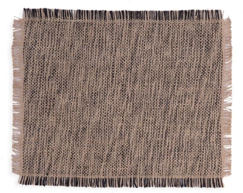 ΣΟΥΠΛΑ 33x48 ΣΕΤ 2ΤΕΜ (VARIS BLACK) - NEF NEF VARIS BLACK / 100% ΓΙΟΥΤΑ