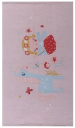 ΧΑΛΙ MAGIC WORLD 70x140 (PINK) - NEF NEF MAGIC WORLD PINK / 100% ΒΑΜΒΑΚΙ