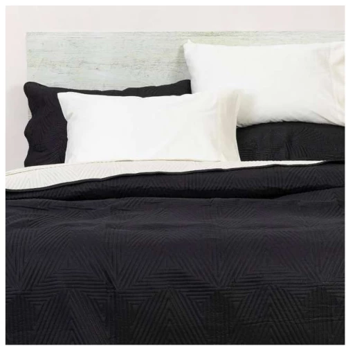 ΚΟΥΒΕΡΛΙ ΜΟΝΟ (PREMIUM ΜΑΥΡΟ-ΕΚΡΟΥ) - BOREA HOME PREMIUM ΜΑΥΡΟ-ΕΚΡΟΥ / 100% ΜΙΚΡΟΪΝΕΣ (ΥΦΑΣΜΑ) | 100% ΠΟΛΥΕΣΤΕΡ (ΕΣΩΤΕΡΙΚΟ)