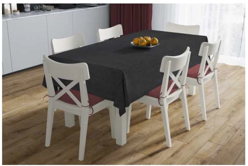 ΤΡΑΠΕΖΟΜΑΝΤΗΛΟ 140x180 (PANAMA BLACK) - DIMCOL PANAMA BLACK / 70% ΒΑΜΒΑΚΙ-30% ΠΟΛΥΕΣΤΕΡ