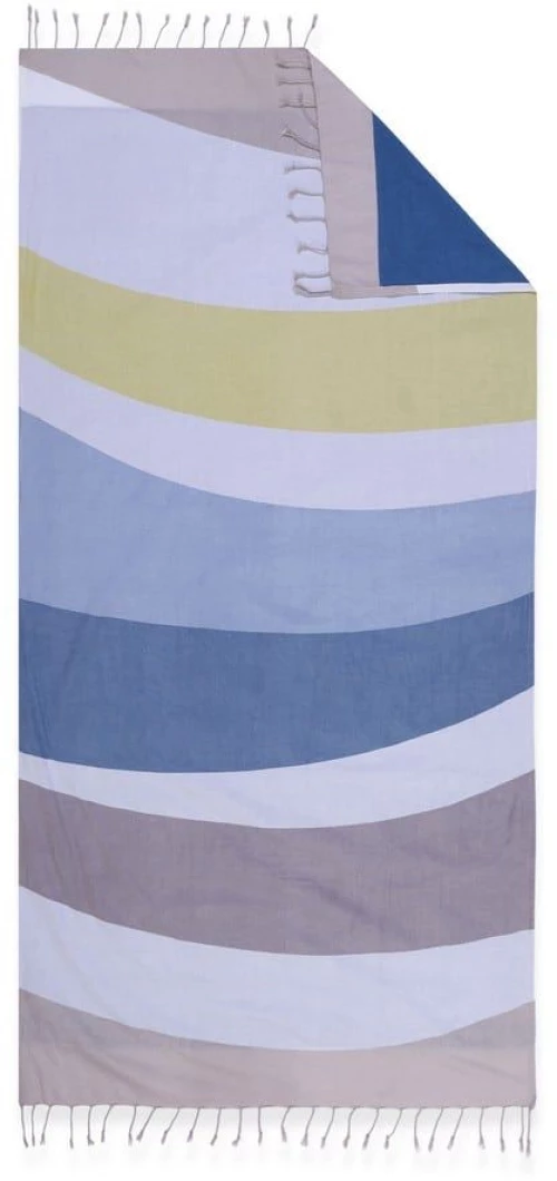 ΠΕΤΣΕΤΑ ΘΑΛΑΣΣΗΣ-ΠΑΡΕΟ 90x170 (EDEM BLUE) - NEF NEF EDEM BLUE / 100% ΒΑΜΒΑΚΙ (ΜΠΡΟΣΤΑ) | 100% ΠΟΛΥΕΣΤΕΡ (ΠΙΣΩ)
