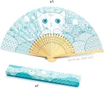 DIY Φτιάχνω & Χρωματίζω Βεντάλια και θήκη 'Γατούλα' Djeco