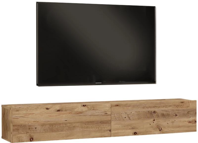 Έπιπλο τηλεόρασης επιτοίχιο Dello pakoworld sonoma 180x31.6x29.6εκ