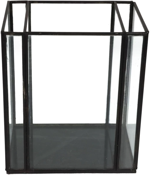 Κηροπήγιο Μαύρο Μέταλλο 18x13x21cm