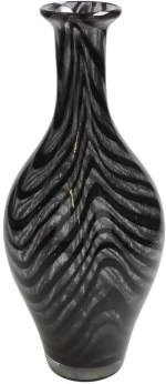 Βάζο Μαύρο Γυαλί 14x14x32.5cm