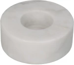 Κηροπήγιο Λευκό Μάρμαρο 9x9x3cm