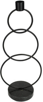 Κηροπήγιο Μαύρο Μέταλλο 13x8.5x29.5cm