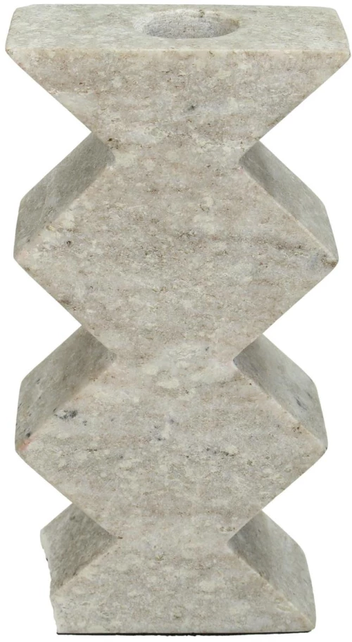 Κηροπήγιο Μπεζ Μάρμαρο 8x4x15.5cm