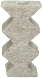 Κηροπήγιο Μπεζ Μάρμαρο 8x4x15.5cm