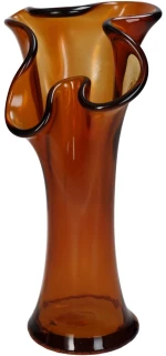 Βάζο Amber Ανακυκλωμένο Γυαλί 20x20x30cm