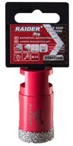 RAIDER ΠΟΤΗΡΟΤΡΥΠΑΝΟ ΔΙΑΜΑΝΤΕ M14 Φ30mm 157846
