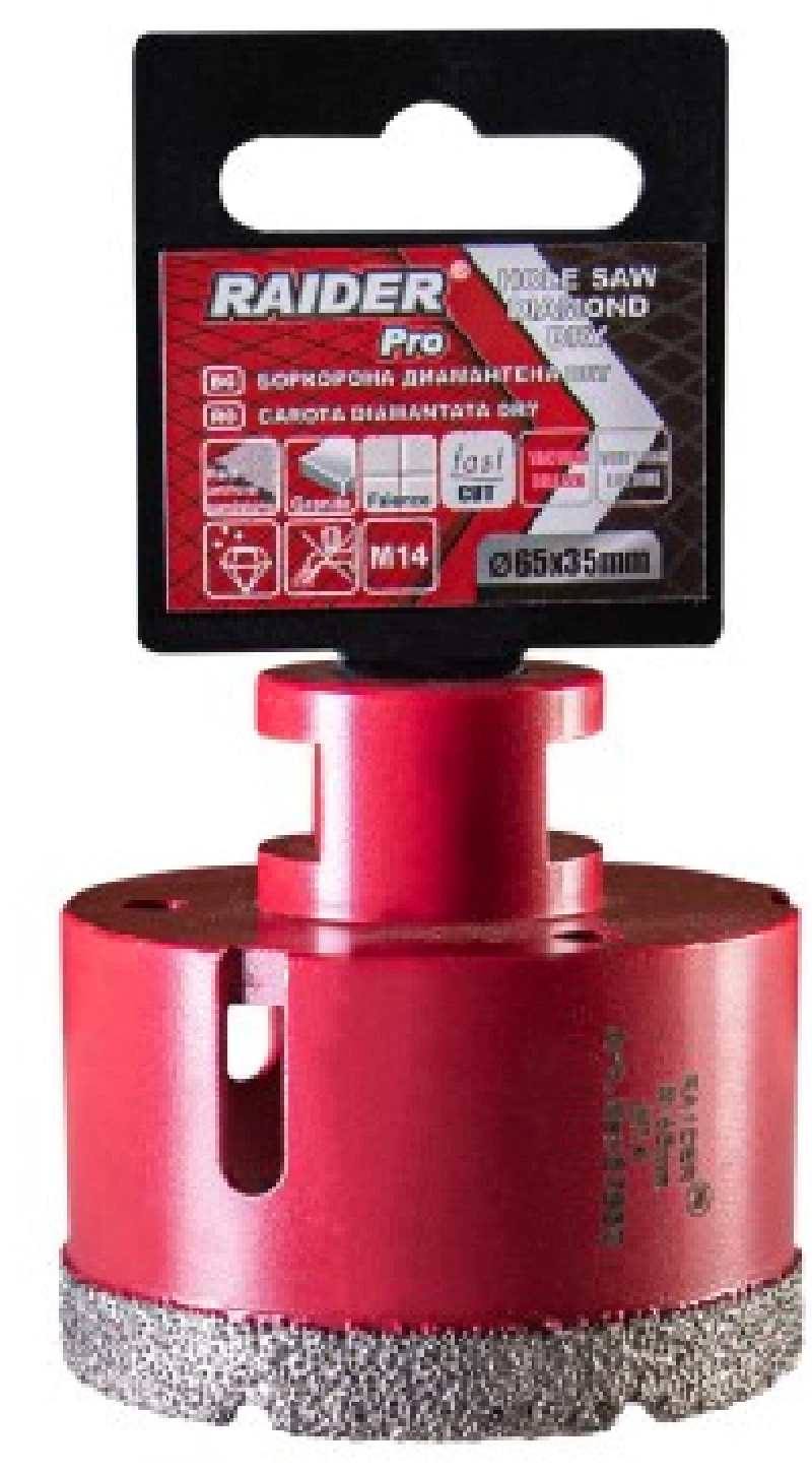 RAIDER ΠΟΤΗΡΟΤΡΥΠΑΝΟ ΔΙΑΜΑΝΤΕ M14 Φ65mm 157850